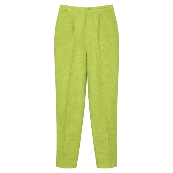 Vtg Talbots Irish Linen Pants Womens Size 8 Petite Old Money Coastal Grandmother - Picture 1 of 7